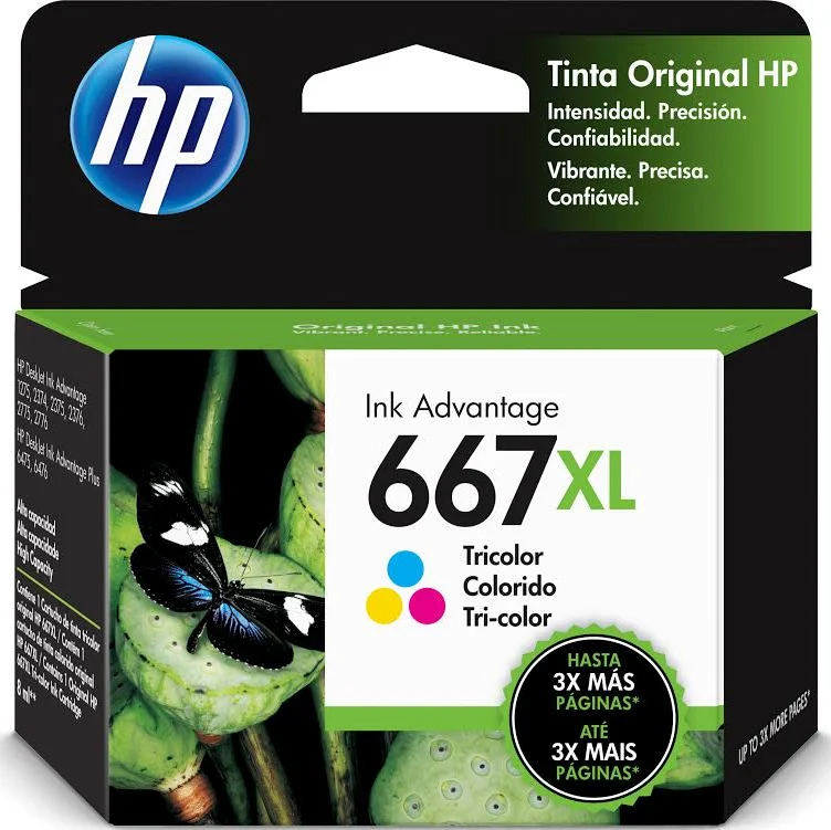CARTUCHO TINTA HP 667XL TRICOLOR