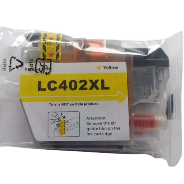 [LC402XLY] CARTUCHO COMPATIBLE BROTHER TINTA AMARILLO LC-402 XL