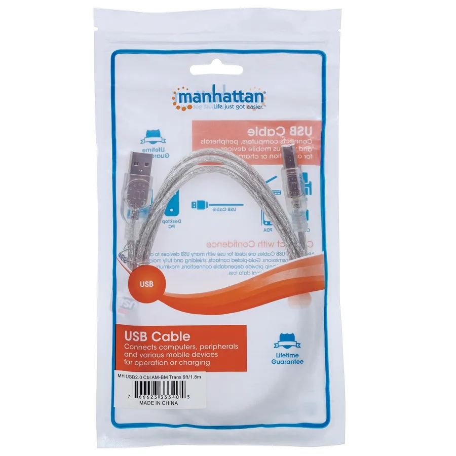 CABLE USB PARA IMPRESORA 1.8M