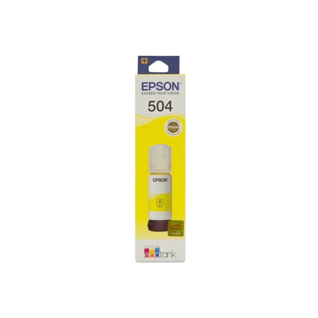 BOTELLA TINTA EPSON ECOFIT T504 (AMARILLO) 70ML